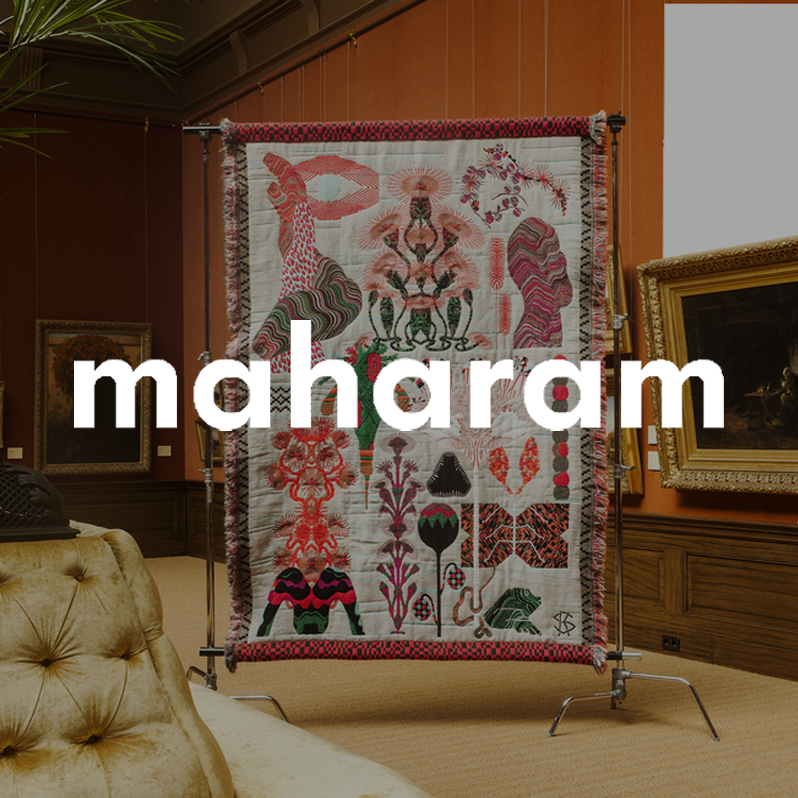sfeer foto Maharam stoffen voor luxe design meubels